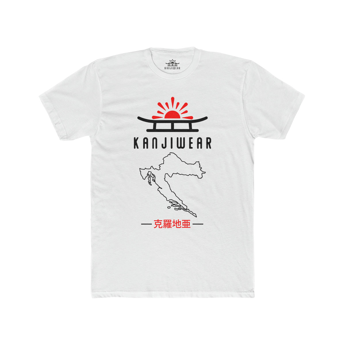 Croatia Kanji Unisex T-Shirt