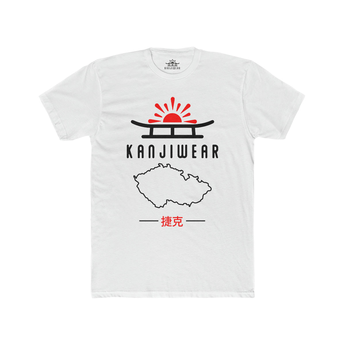 Czech Republic Kanji Unisex T-Shirt