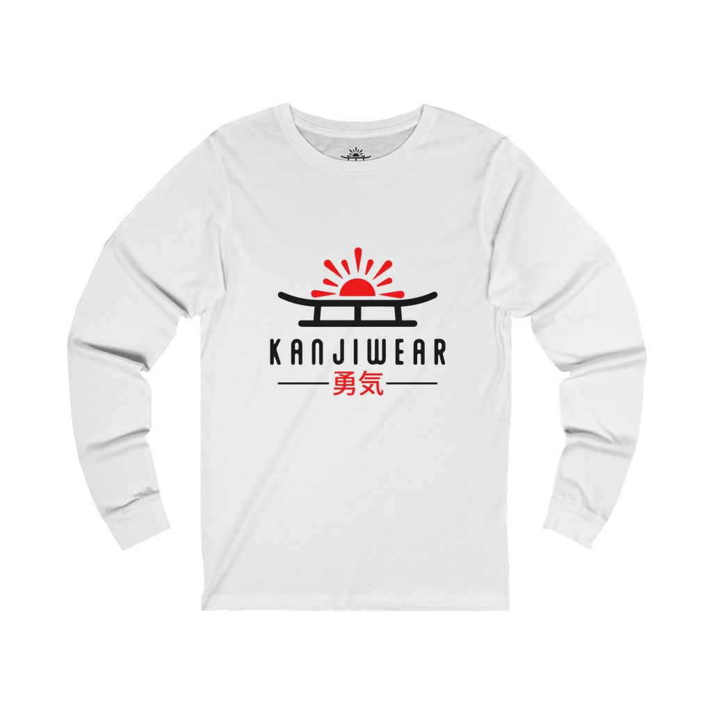 Courage Kanji Unisex Long Sleeve Tee